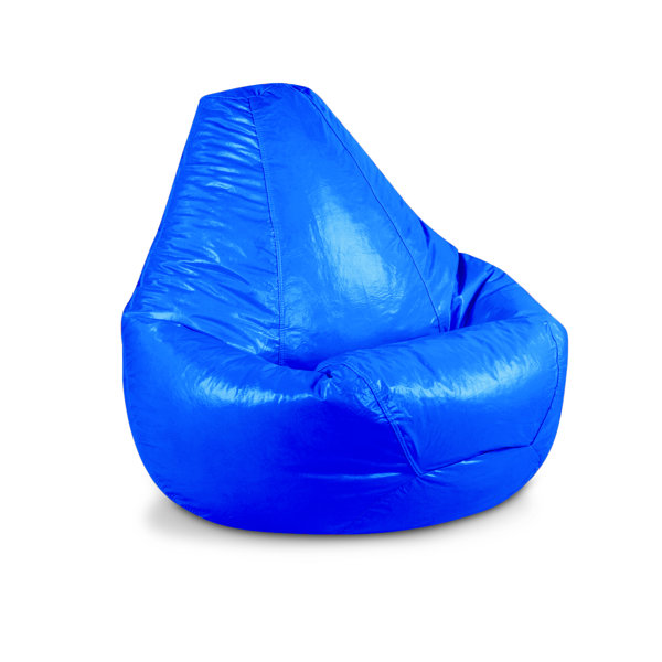 Ebern Designs Large Faux Leather Bean Bag Chair & Lounger & Reviews